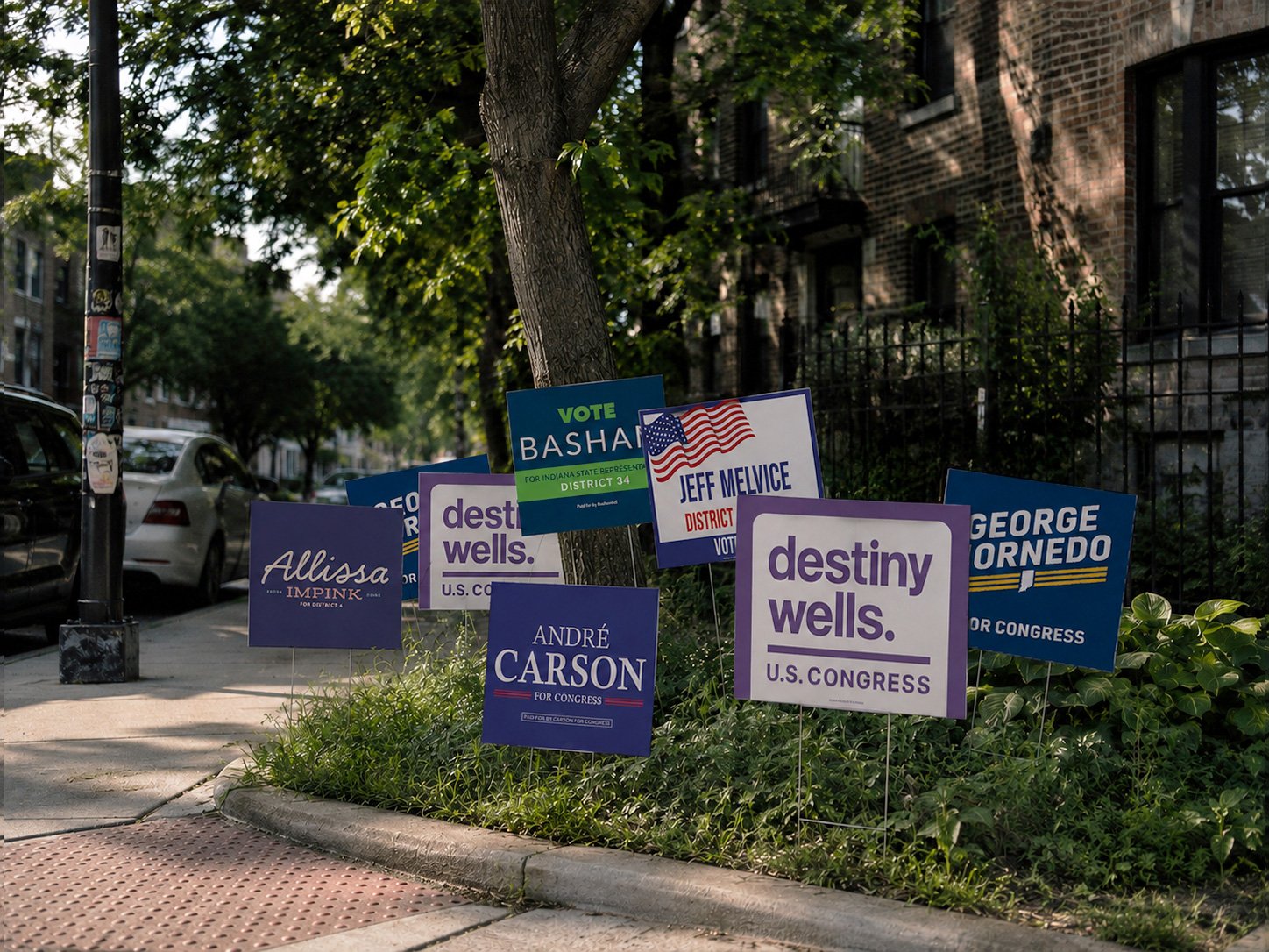 Destiny Wells U.S. Congress yard sign example