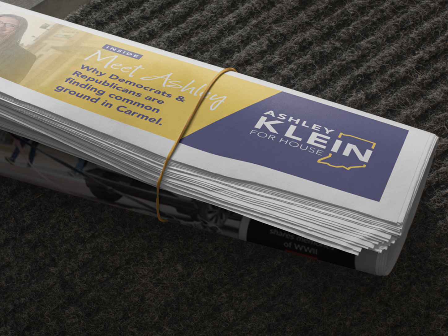Ashley Klein for House newspaper advertisement