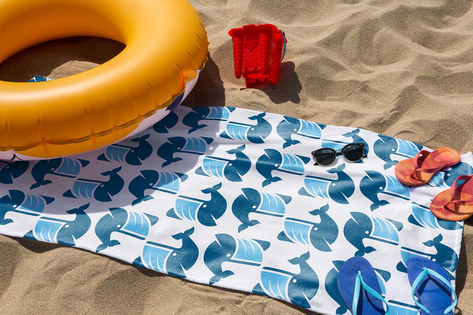MonitorBase custom beach towel example
