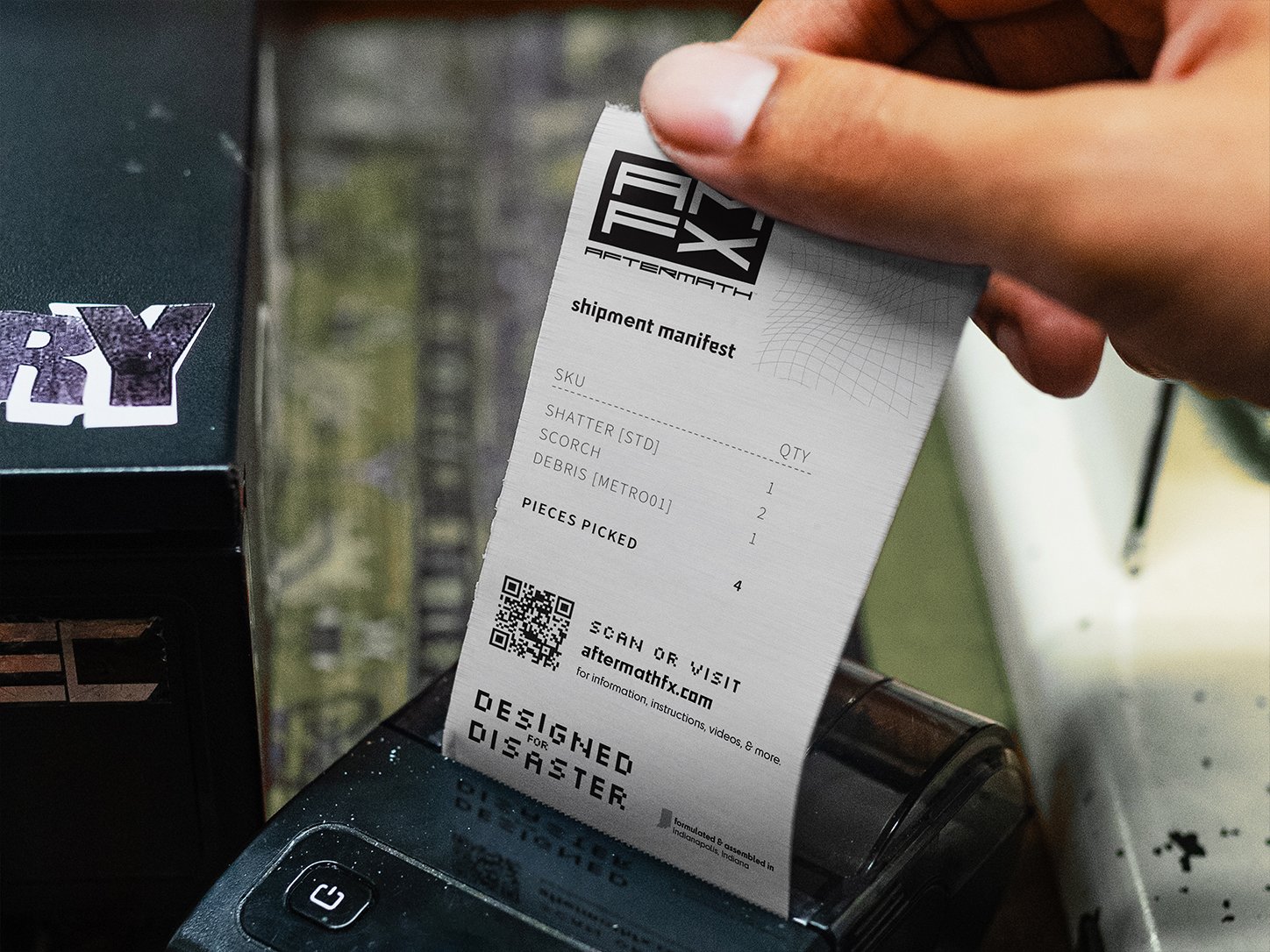 AMFX thermal receipt printer example